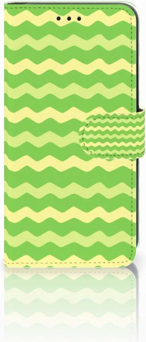 Xiaomi Mi A2 Lite Telefoon Hoesje Waves Green