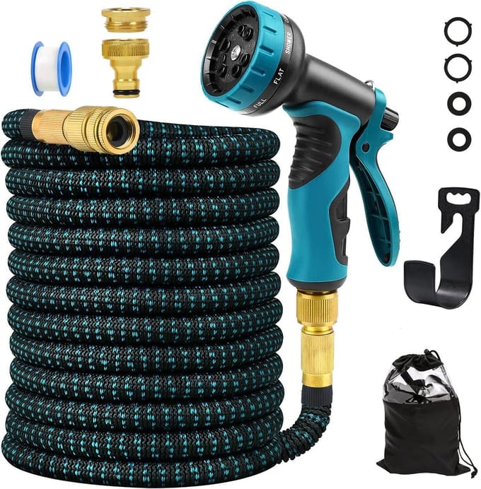 Flexibele tuinslang - 30 m slangkleur - ideaal voor tuin en auto