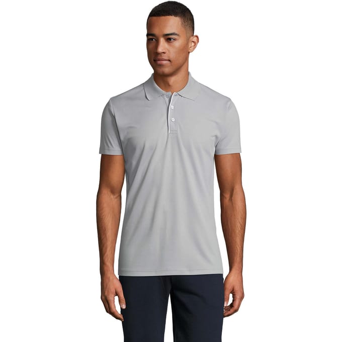 SOLS Heren Performer Sport Poloshirt (Puur Grijs)