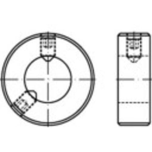 TOOLCRAFT 112377 Stelringen Buitendiameter: 125 mm M16 DIN 703 Staal 1 stuk(s)