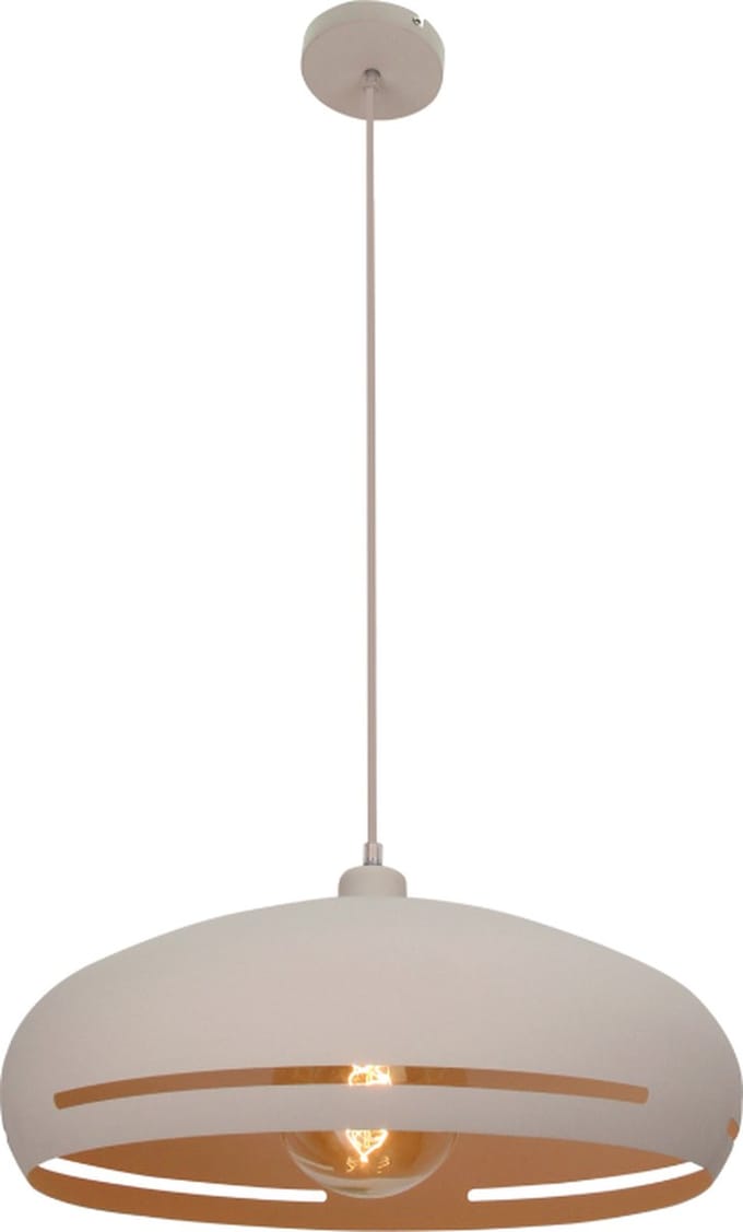 Chericoni Striscia Hanglamp - 1 lichts - Ø45 cm - Cream - IJzer Metaal