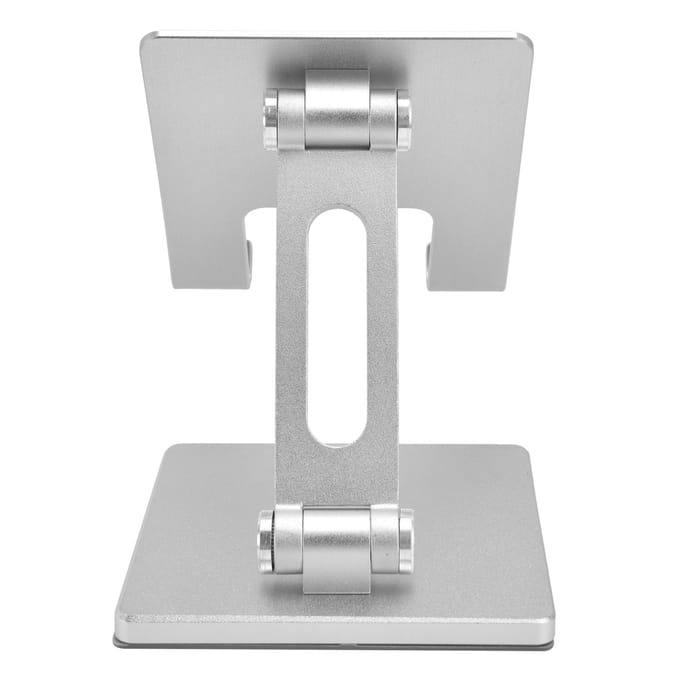 Verstelbare Tablethouder Opvouwbare Desktop Tablethouder Mobiele Telefoonstandaard voor Huawei Telefoon Zilver gray