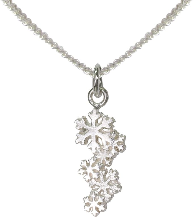 AuBor ®. Hanger. Zilver. De eerste sneeuw.