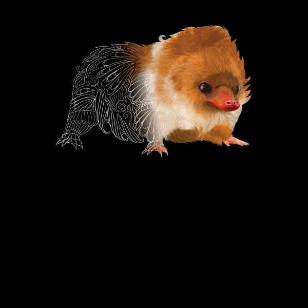 Fantastic Beasts Tribal Baby Niffler trui - Zwart - M