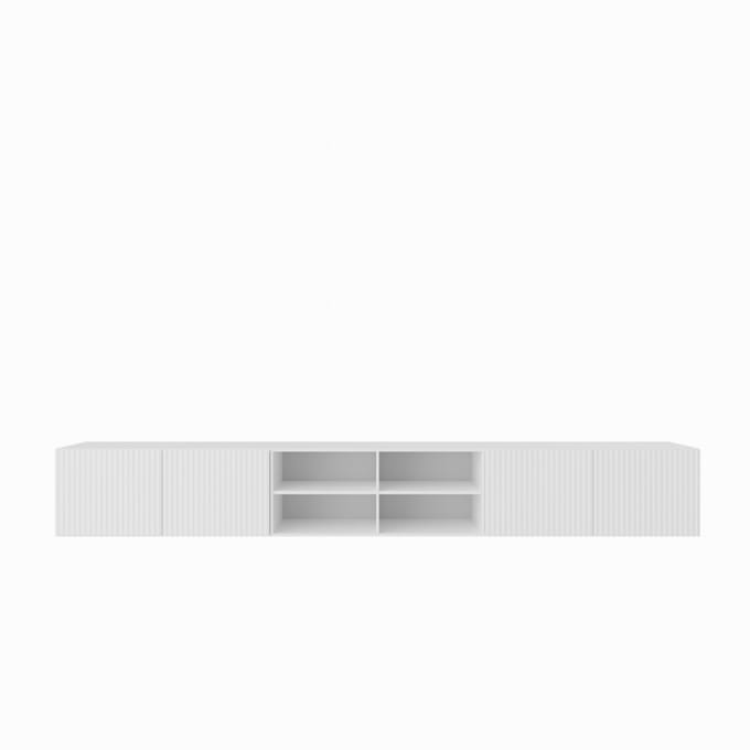 TV-kast Noe IV 300 (3x100) cm (wit + wit)