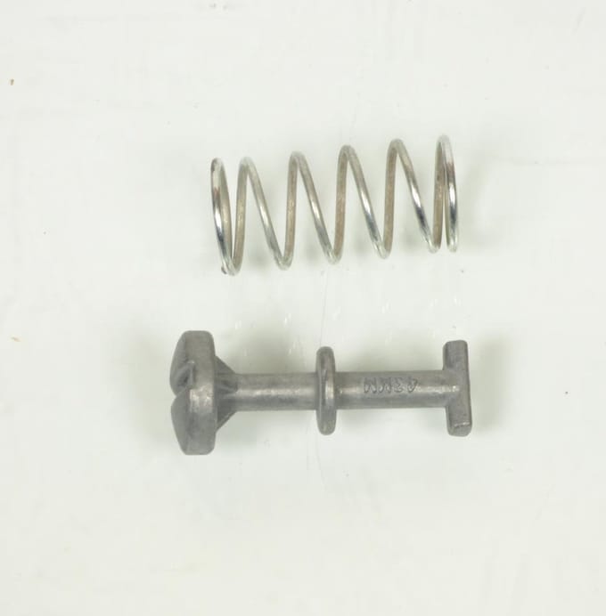 motor kuipschroef met veer voor piaggio 50 ciao bromfiets 37,5mm