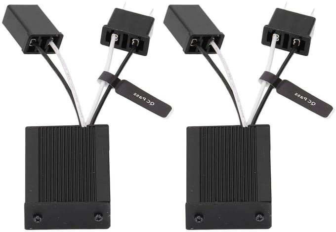 H7 LED Canbus Decoder Set voor Foutoplossing, Plug and Play Adapter voor LED Koplampen, Universele Geschiktheid en Langdurige Service van 39.000 Uur