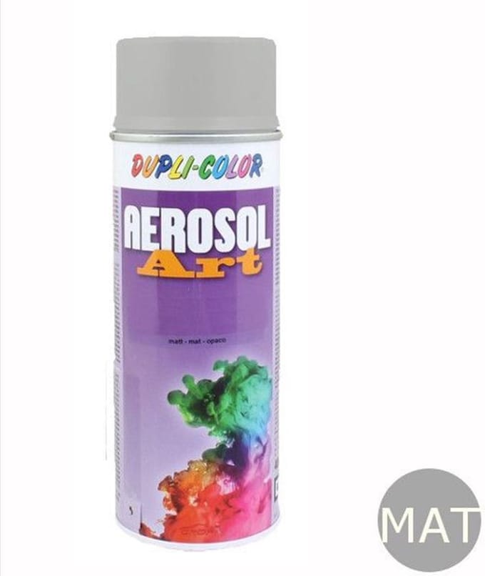 Dupli-Color Aerosol-Art 400ml spuitbus  MAT RAL 7035