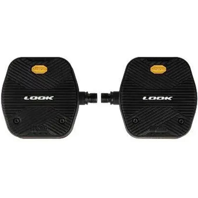 Verlichte en oplaadbare platte pedalen met vibram grip Look Geovision