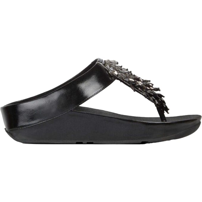 Fit Flop Dames/Dames Rumba Ombre teensandalen (Zwart)