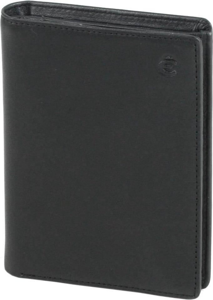 Esquire Logo Portemonnee IV Leer 9,5 cm - Unisex - Staand formaat - schwarz