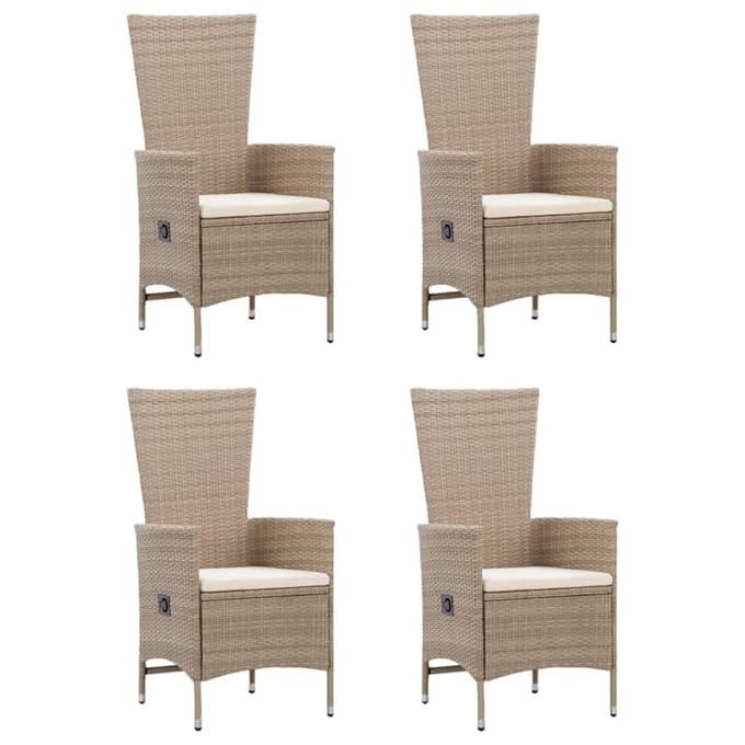 vidaXL - 5-delige - Tuinset - beige