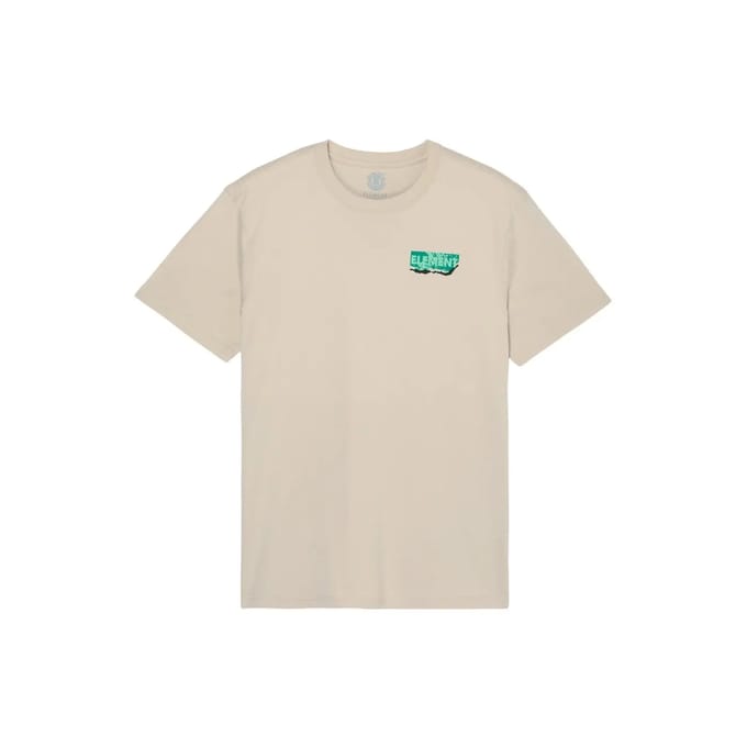 Element Torn T-shirt Met Korte Mouwen Beige M Man
