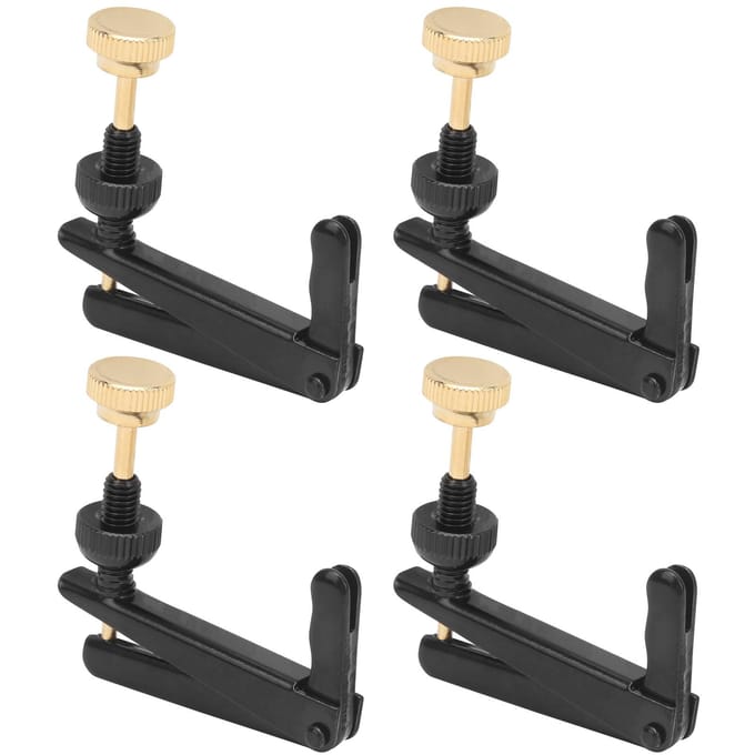 4 Pièces Chevalets Fins de Violon 34?44 Pièces de Violoncelle Outil de Cordes de Rechange Accessoires d'InstrumentNoir noir