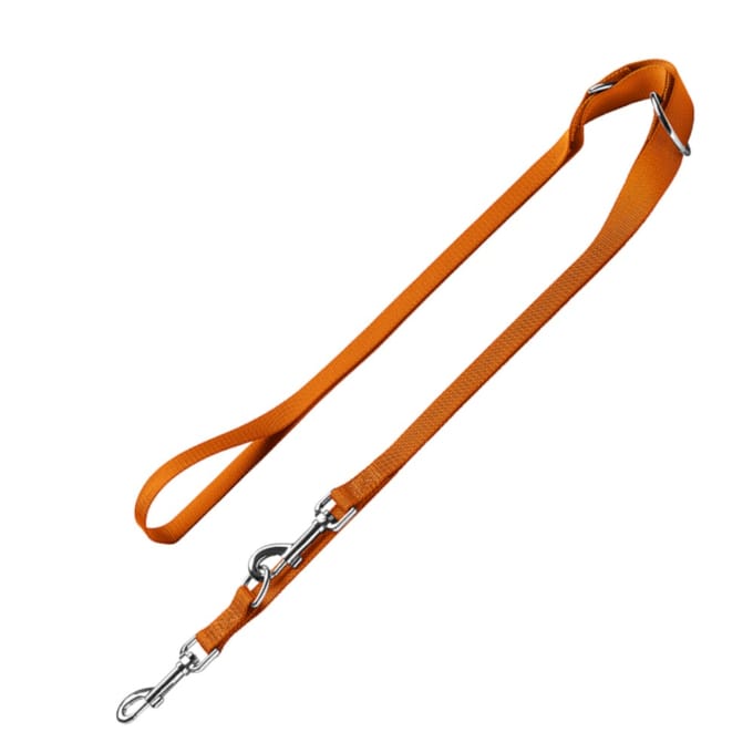 HUNTER Verstelbare Hondenlijn London Oranje 200cm lang, 15mm breed Hond