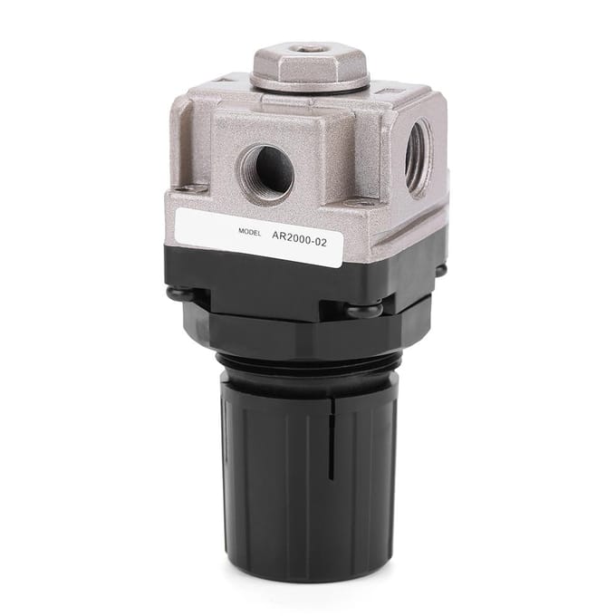 Pneumatische Regelaar Instelbare Luchtdruk Compressor Regelventiel Manometer G1/4 Aansluiting