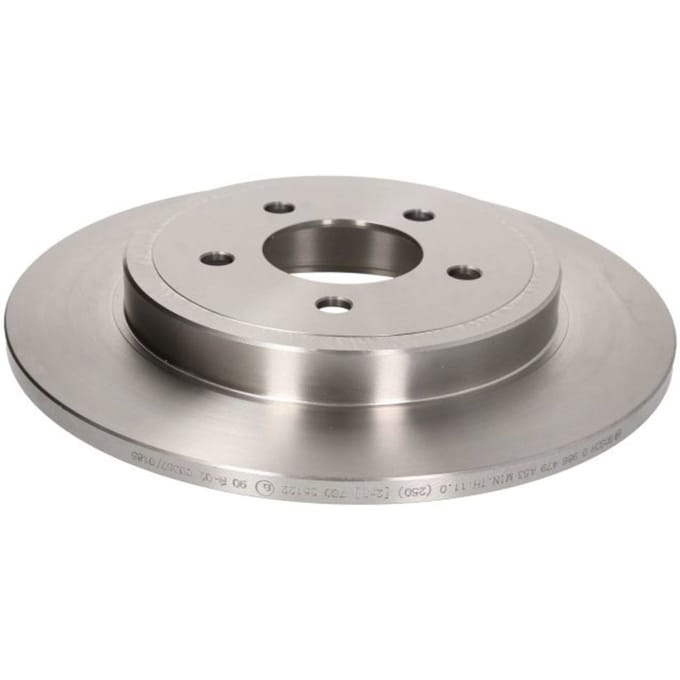 Remschijf BOSCH 0 986 479 A53 achter, volledig, 1 Stuk