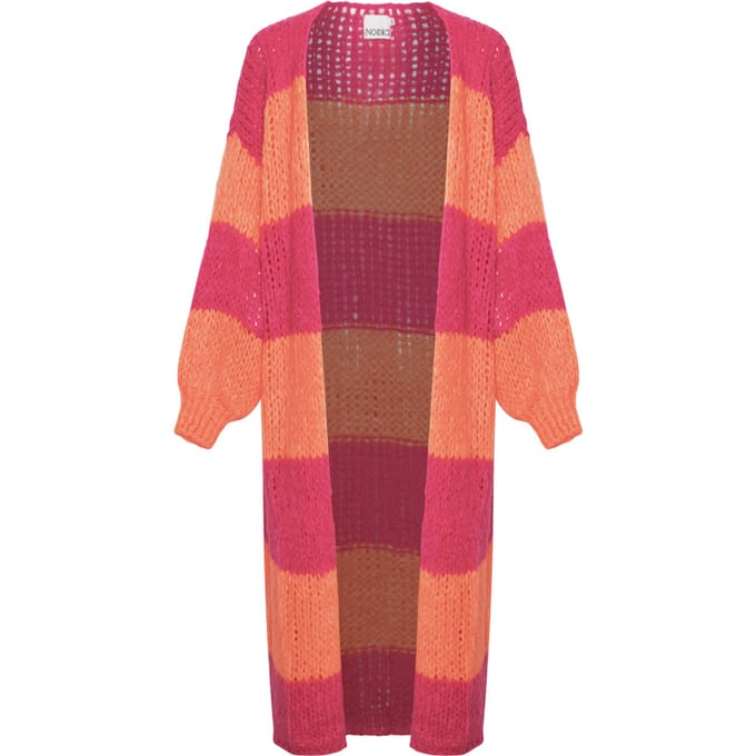 Jagger gebreide cardigan in roze