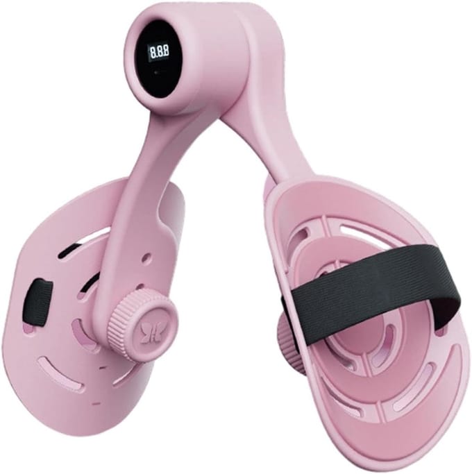 Dijtrainer Bekkenbodem - Bekkenbodemtrainer Vrouwen - Spierversterking Thuis - Met Displayteller - Compact Ontwerp - Paars