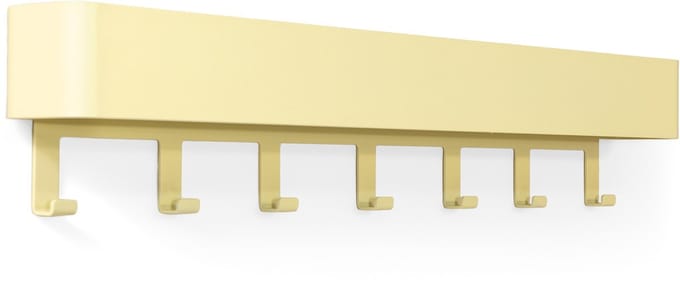 Spinder Design kapstok Dax Play 7 - Butter Yellow - 7 haken - Staal