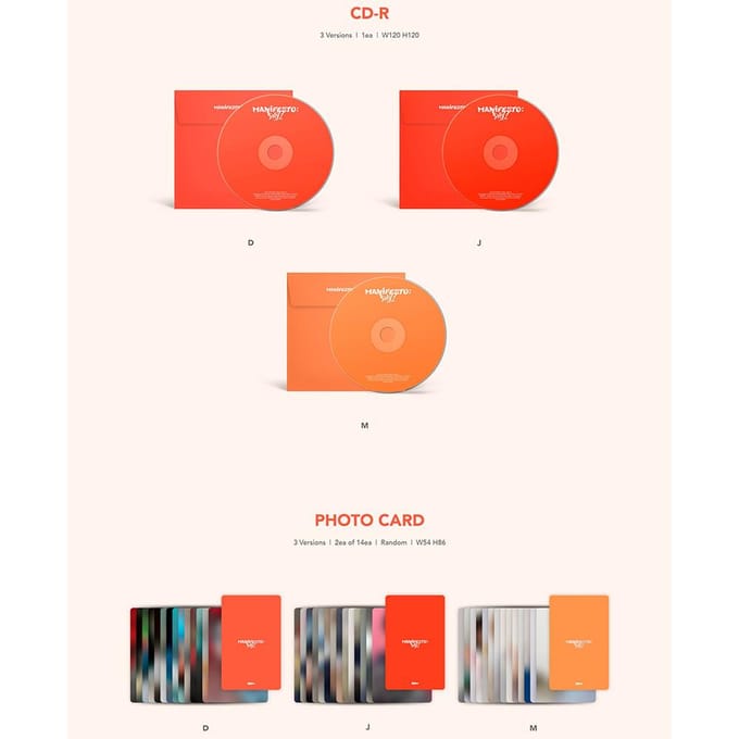 ENHYPEN MANIFEST : DAG 1 (3e mini-album) [M Ver.] beige