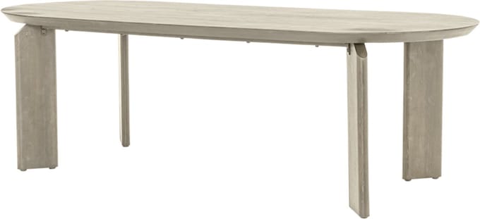 Tower Living Eetkamertafel Allure Whitewash 220cm