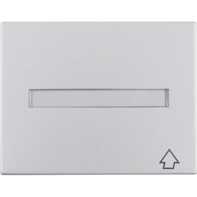 Hager Berker aluminium tussenring met scharnierend deksel - 11547103