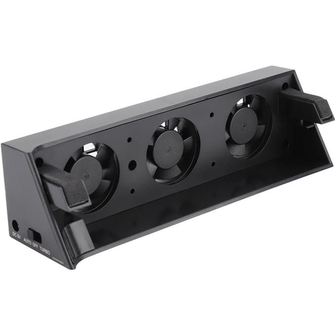 Refroidisseur d'échappement de chaleur, ventilateur de refroidissement Intelligent, contrôle de la température, pour PS4 Slim gray