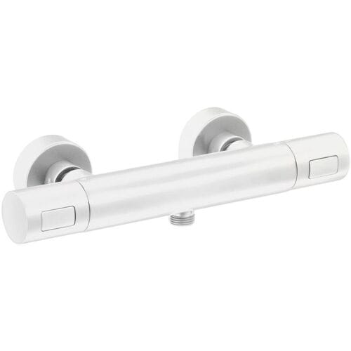 Herzbach DEEP WHITE thermostatic shower mixer exposed 23.131100.1.07