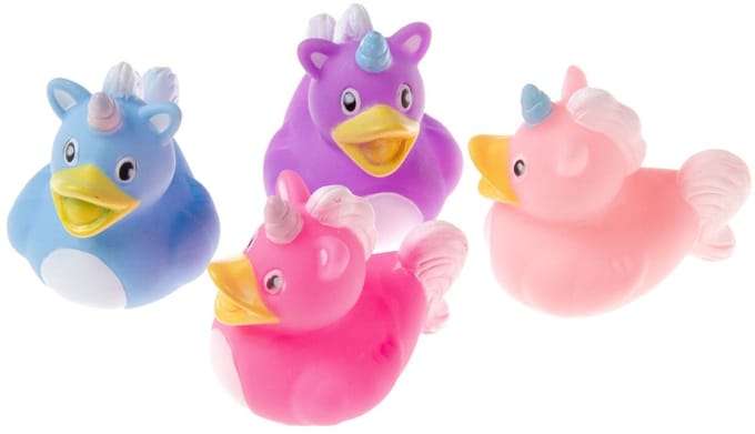 Duckiez Eend Eenhoorn - 4 stuks