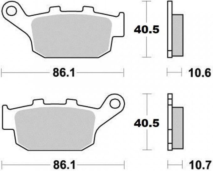 Plaquette de frein Ferodo pour Moto Triumph 955 Daytona I Centenary 2002 AR Neuf