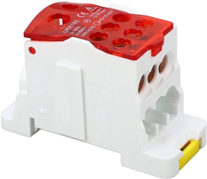 Allecto - Verdelingsdoos - DIN-rail klemmenblok - Eenvoudig te