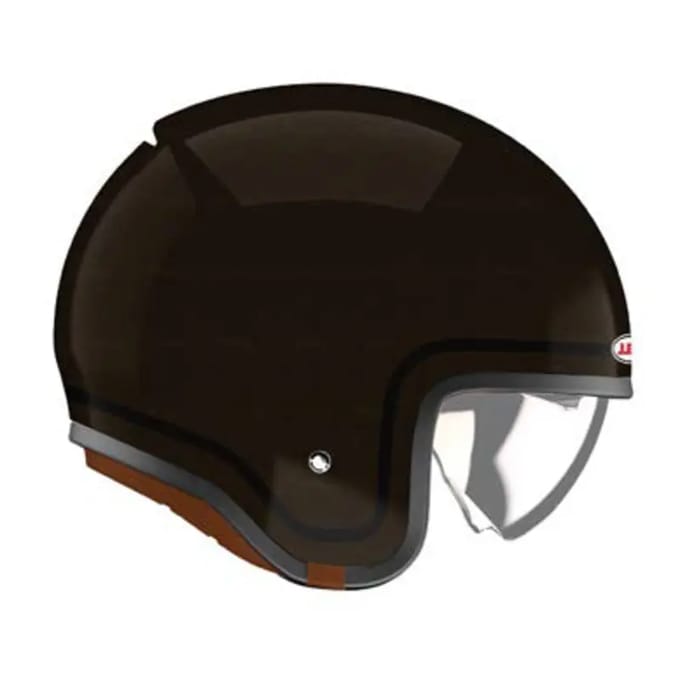 Bell TX501 Classic Donkerbruin Zwart Jethelm - Helm