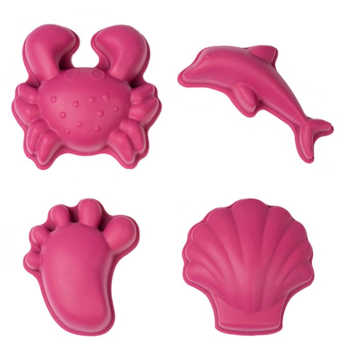 SCRUNCH Zandvormpjes - Rood - Opvouwbaar - Recycleerbaar