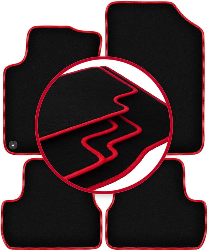 CARLUX-RED automatten voor: Citroen DS3 cabrio (2015-)