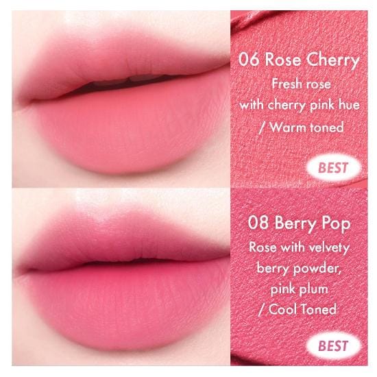 [AMUSE] Powder Velvet Tint (8 Colors) 3.3g 07 Salty Grape