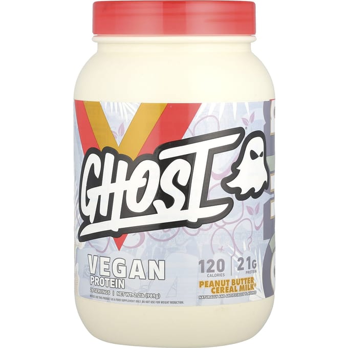 Ghost, Protéine Végane, Lait Céréale Beurre de Cacahuète®, 2,2 lb (989 g)