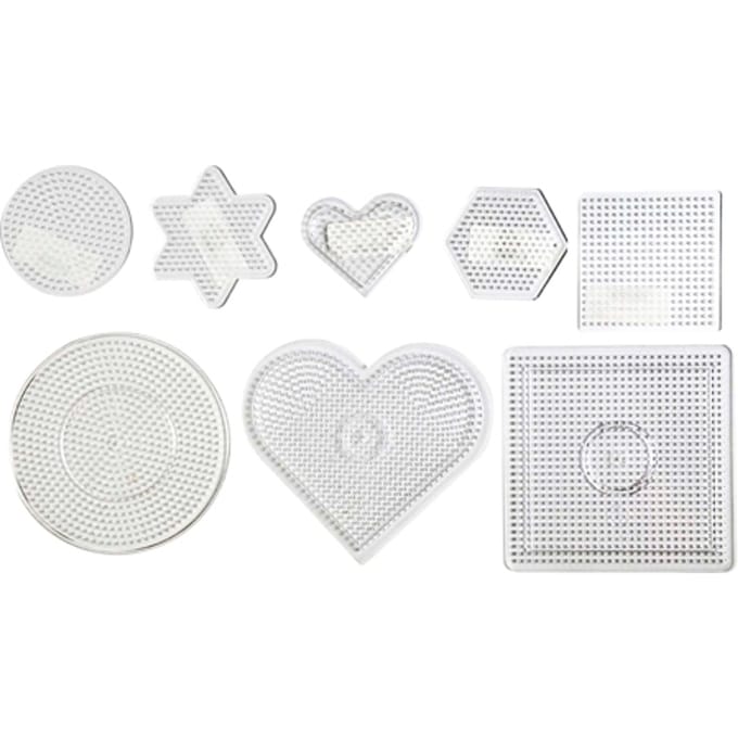 Creotime Transparante Kralen Borden Set - 8 stuks