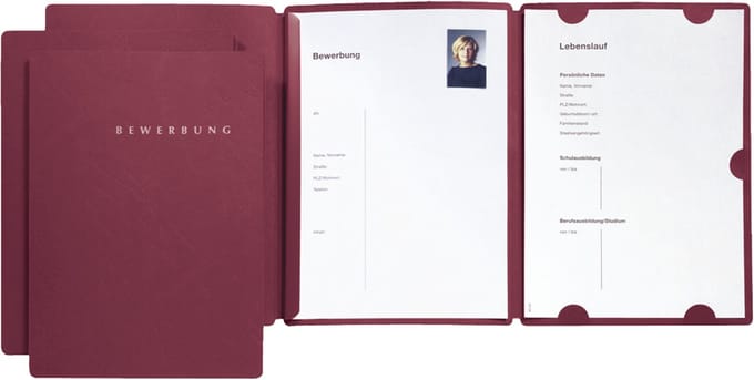 Pagna sollicitatieset 'Select', formaat A4, grijs.