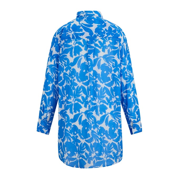 Regatta Dames Bloemen Shirt (Blauw)
