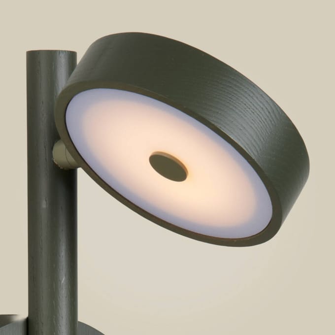 GOOD&MOJO Wandlamp Okinawa - Groen - Ø20x33cm - Binnen Modern
