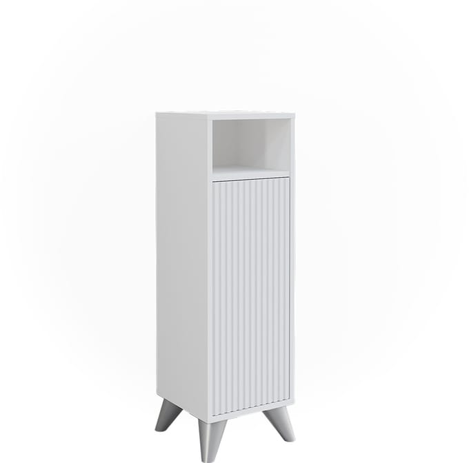 Vicco Leano Halfhoge kast – 30 x 97 cm met deur Wit