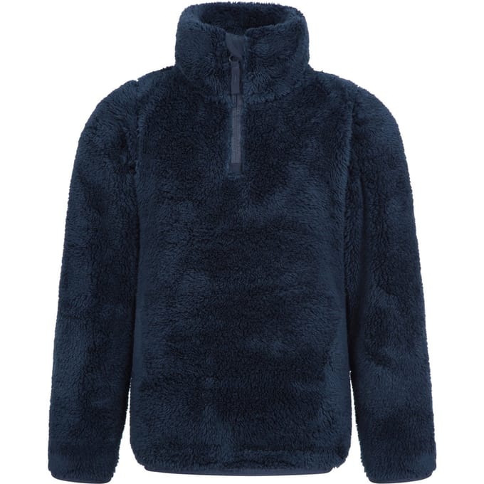 Mountain Warehouse Kinder/Kids Teddy Half Zip Fleece Top (Marine)