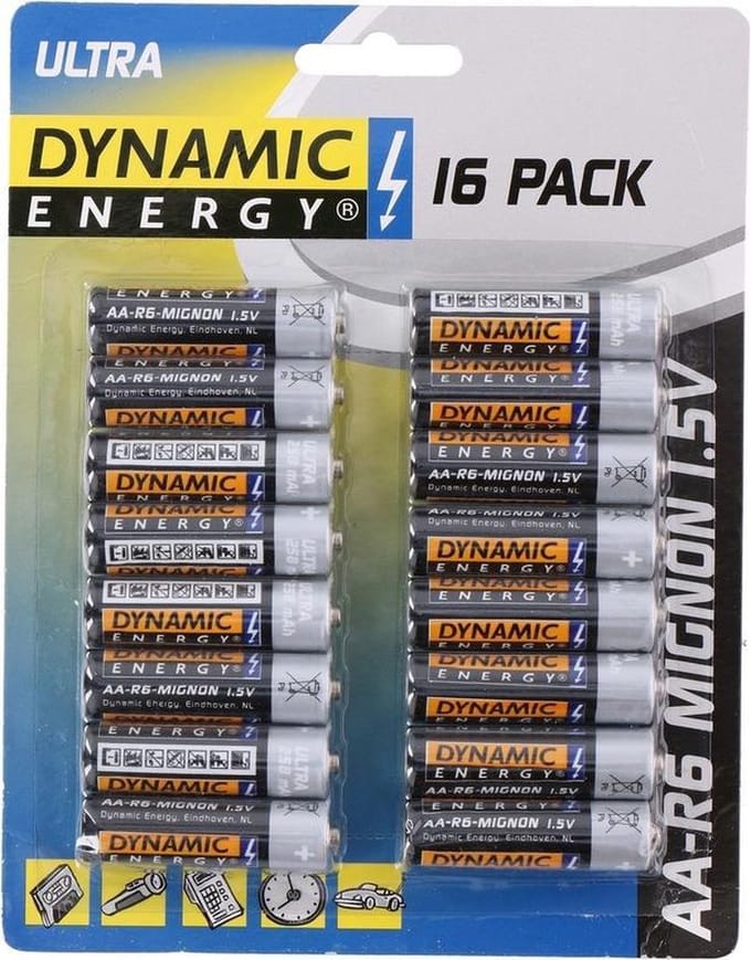 Dynamic Energie AA Batterijen - 48x stuks - 1.5V - Alkaline penlite