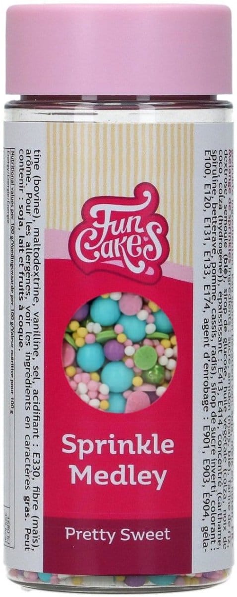 FunCakes Sprinkle Medley - Pretty Sweet - 65g - Eetbare Taartdecoratie
