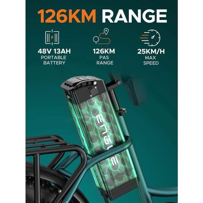Vélo électrique - ENGWE - L20 BOOST - 20 pouces - Autonomie 140 km - Moteur 250 W rouge