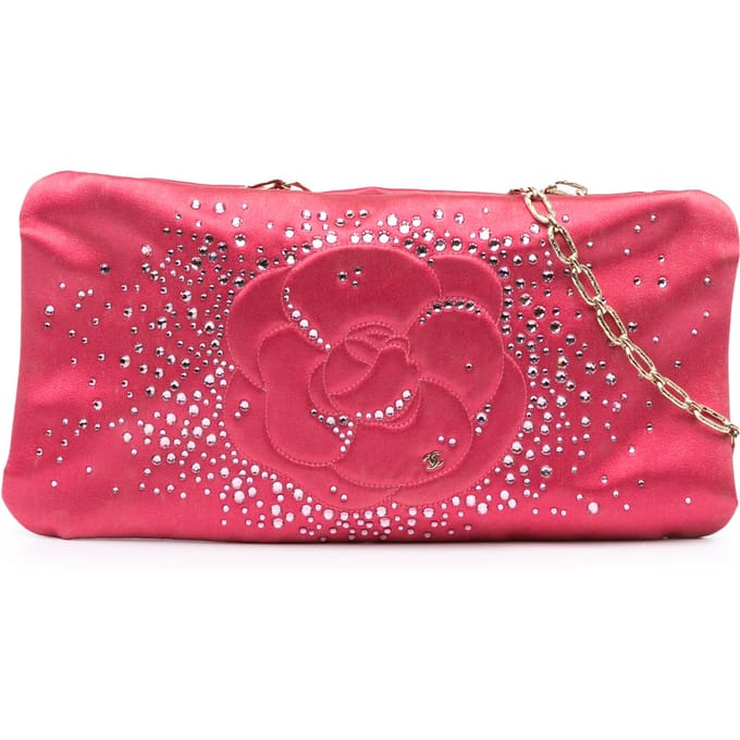 Camelia Clutch met kristalversiering