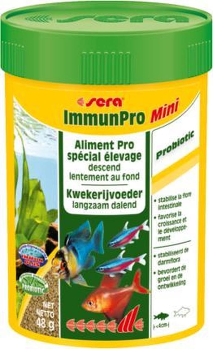 Sera Immunpro mini 100 ml langzaam zinkend kweekvoeder