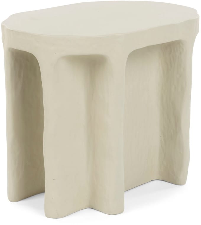 Bold Monkey Born To Be Alive Bijzettafel Ovaal 60x45 cm Beige