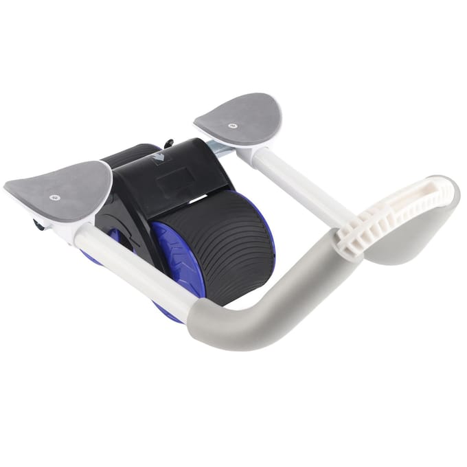 Automatisch Terugverend Buikwiel met Elleboogsteun Krachttraining Intelligent Display Core blauw